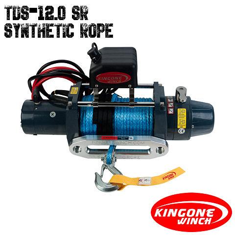 KingOne TDS-12.0 SR Synthetic Rope Winch 12V