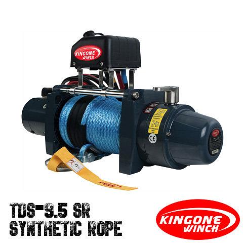 KingOne TDS 9.5SR Synthetic Rope Winch 12V