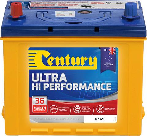 Century Ultra Hi Performance - 67 MF, 640CCA