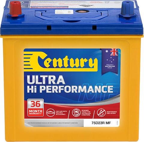 Century Ultra Hi Performance - 75D23R MF, 620CCA