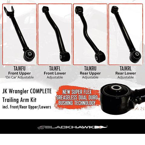Trailing Arms Kit - Front and Rear - Jeep JK Wrangler
