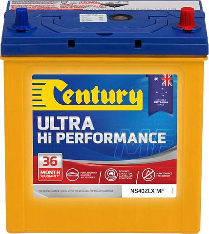 Century Ultra Hi Performance - NS40ZLX MF, 410CCA